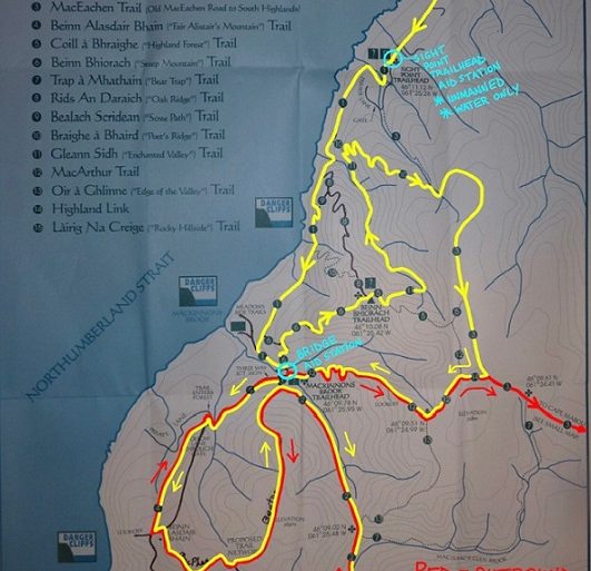 87k & 160k singletrack map